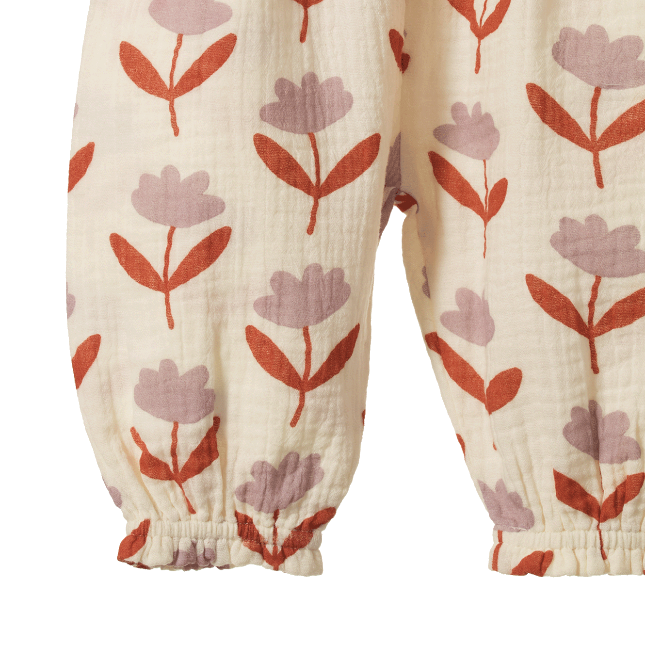 DAPHNE PANTS MUSLIN | Fleurette Print-Extra Img - 2