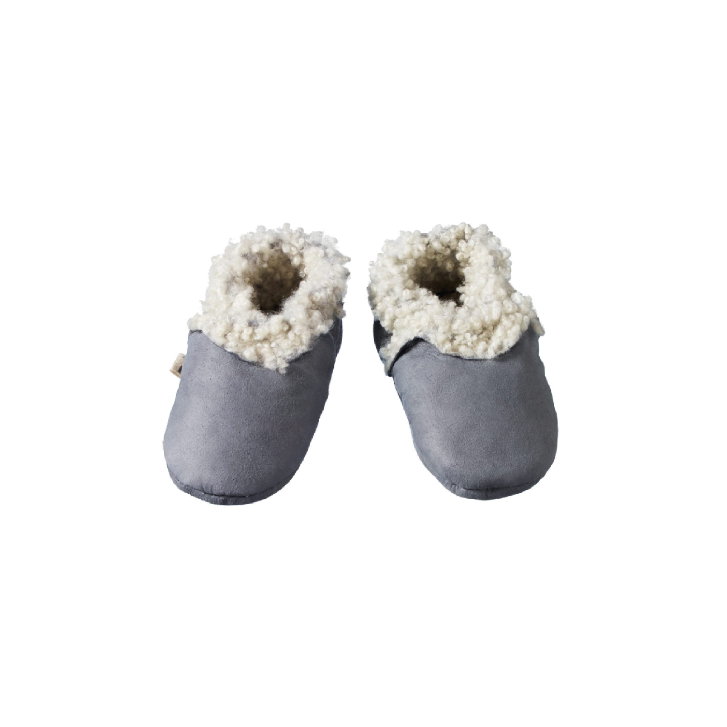 LAMBSKIN BOOTIES NU | Grey-Web-front