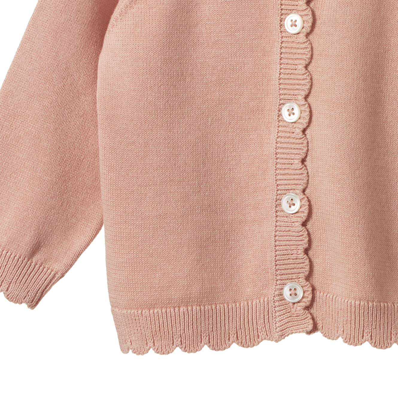 LILIETTE CARDIGAN | Rose Dust-Extra Img - 1