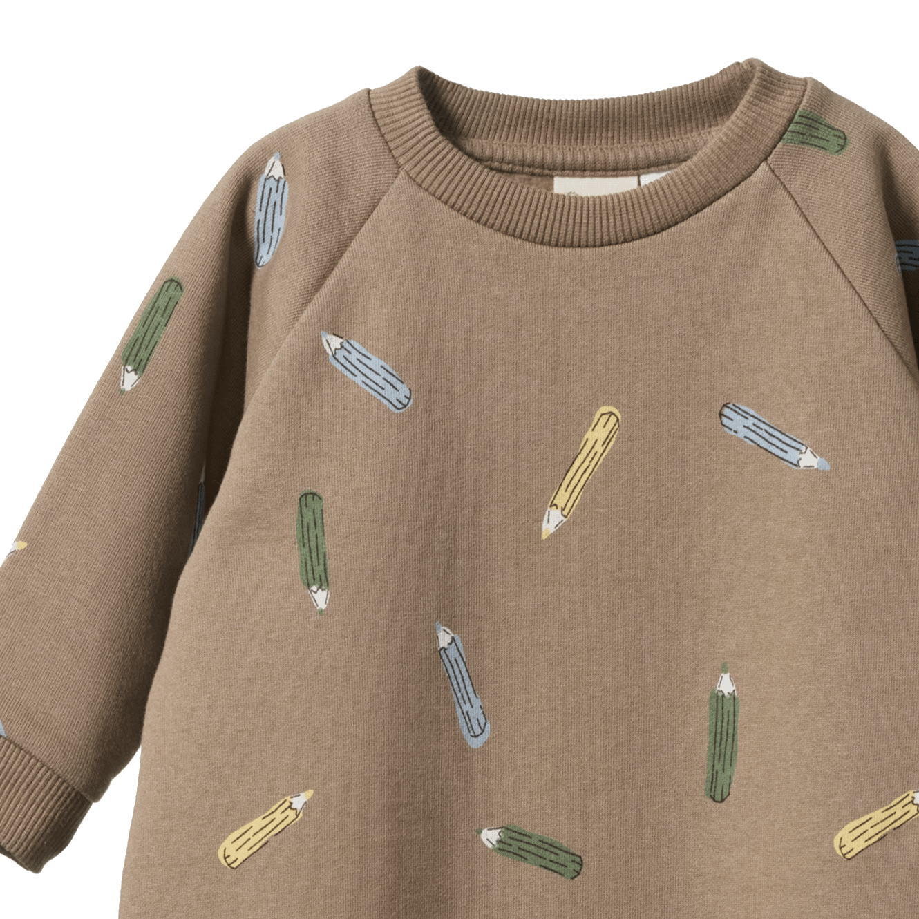 LONG SLEEVE JUNO ROMPER | Pencil Print-Extra Img - 2