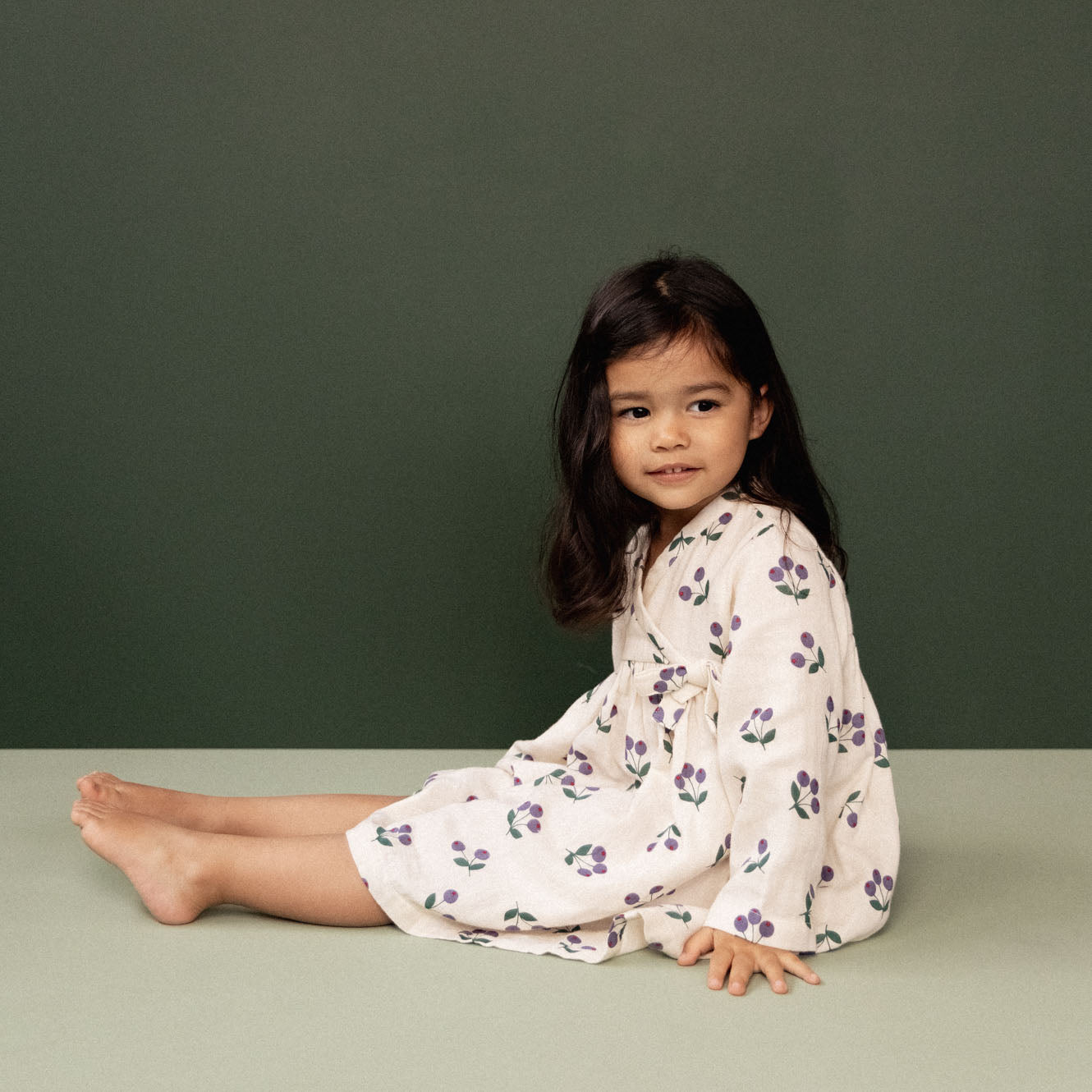 MABEL DRESS | Winter Berry Natural Print-Extra Img - 1