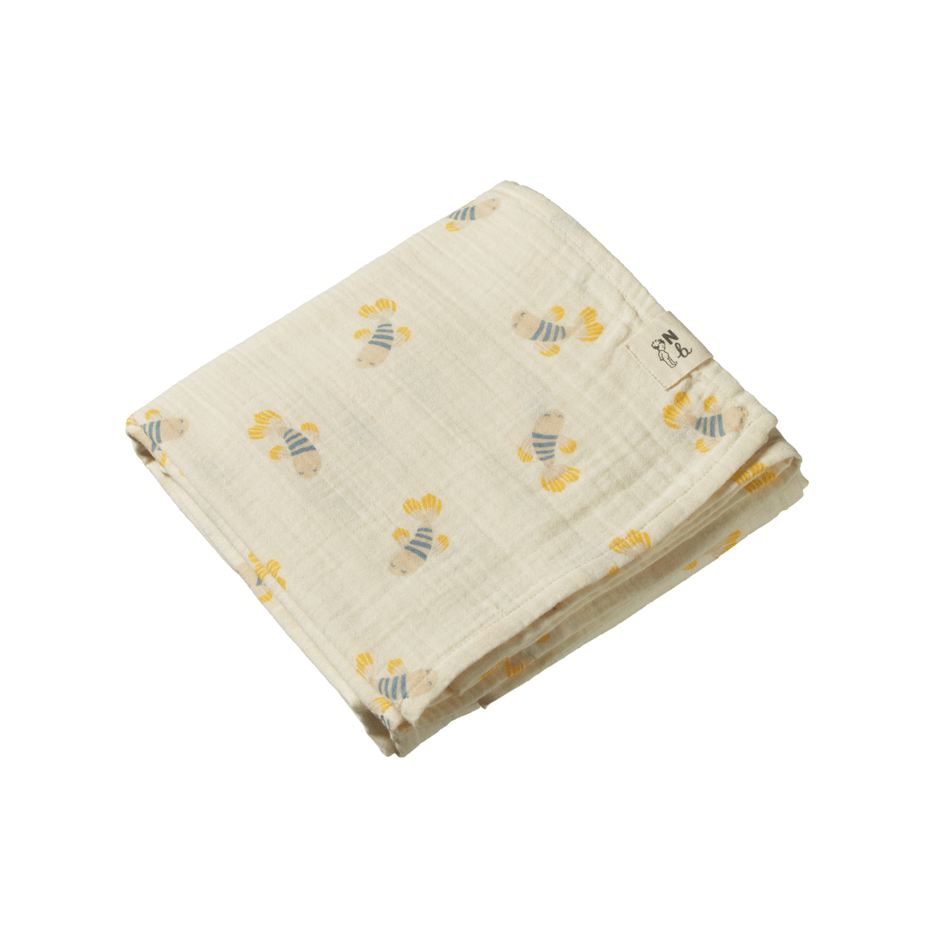 MUSLIN WRAP | Fish Fable Print-Web-hover