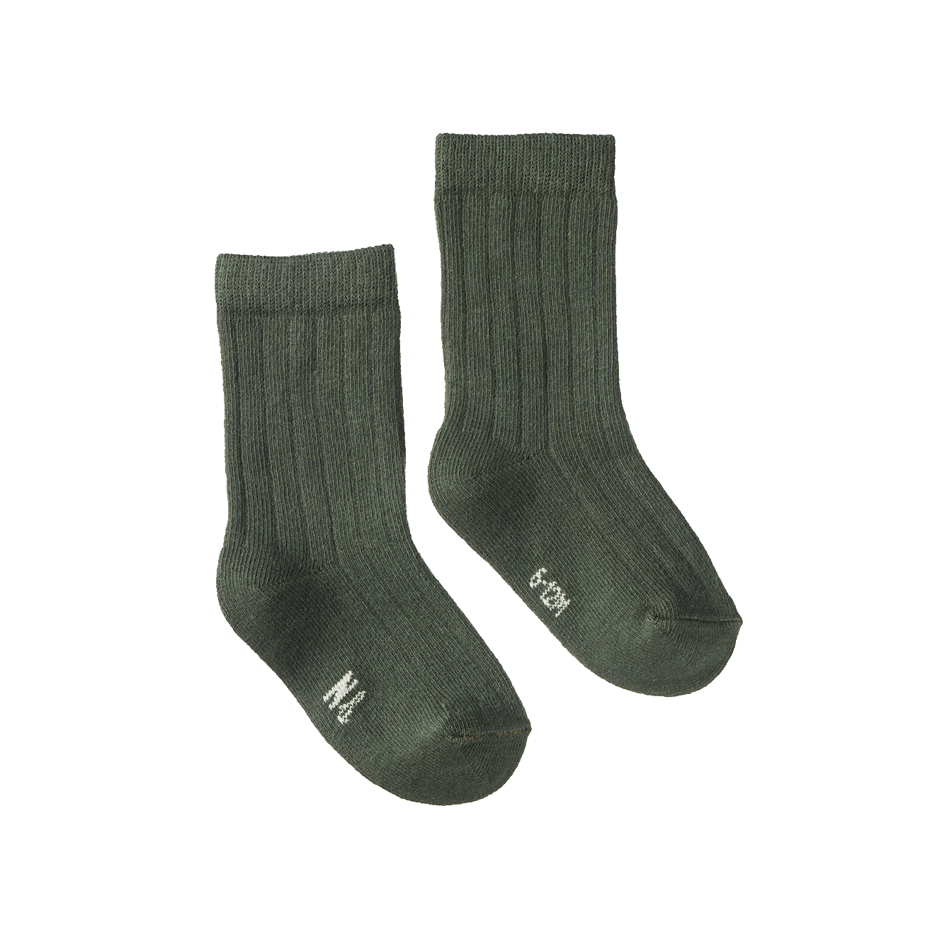 ORGANIC COTTON RIB SOCKS | Thyme-Web-front