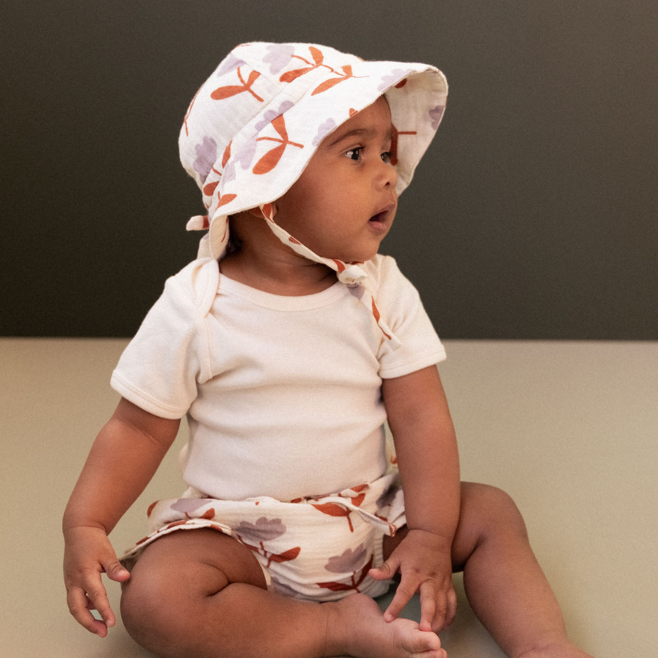 PETAL BLOOMERS MUSLIN | Fleurette Print-Extra Img - 2
