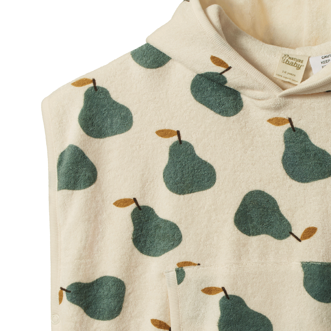 PONCHO TOWEL | Pear Print-Extra Img - 3