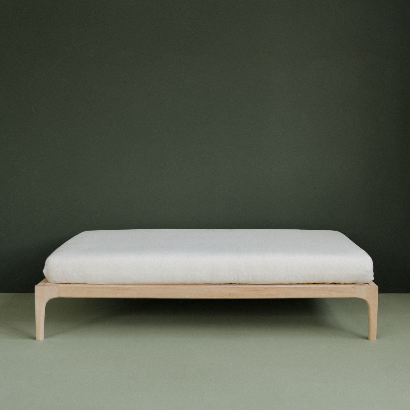QUILTED WOOL & LATEX COT MATTRESS | Natural-Extra Img - 1