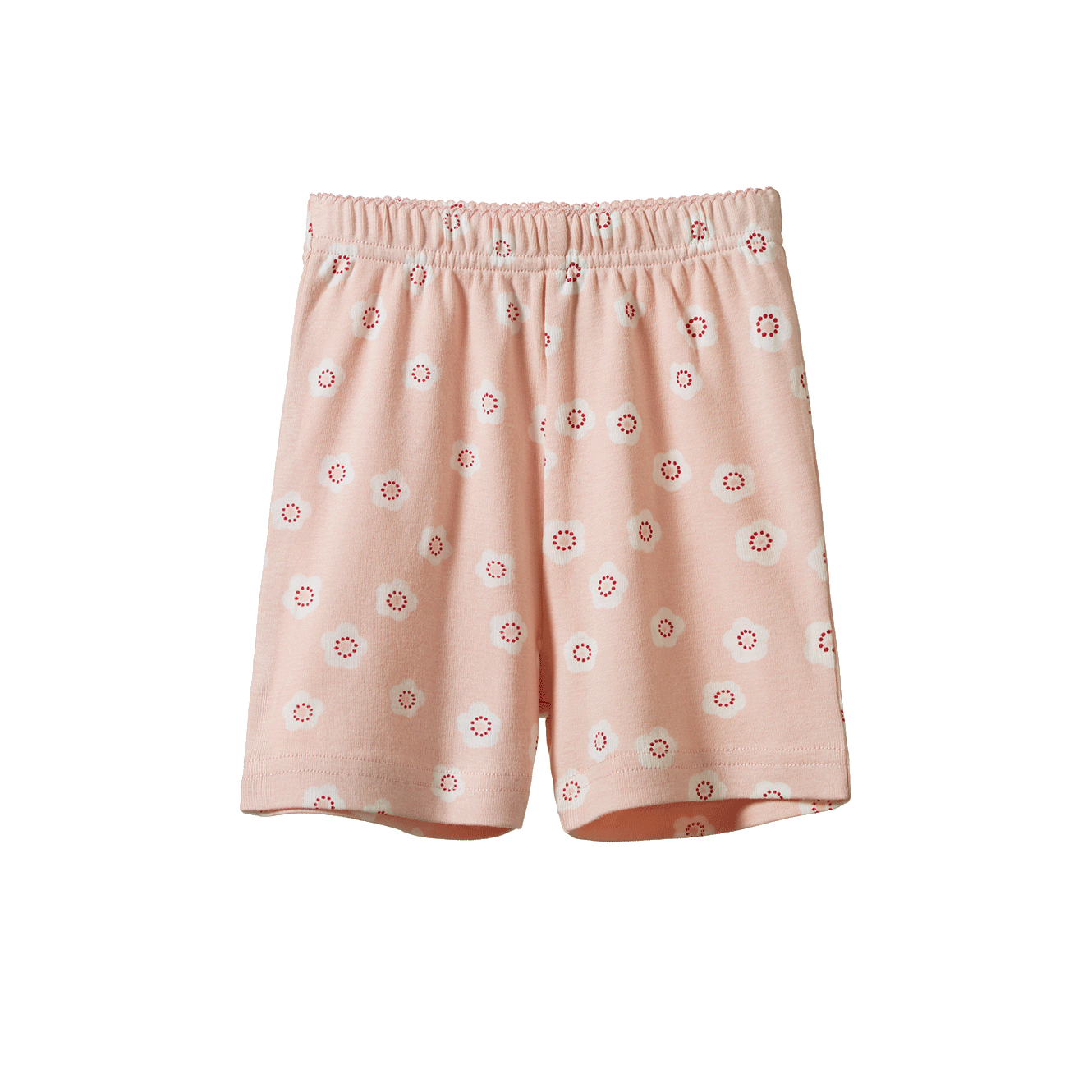 SHORTIE PYJAMA SET | Flora Stamp Rose Dust Print-Web-hover