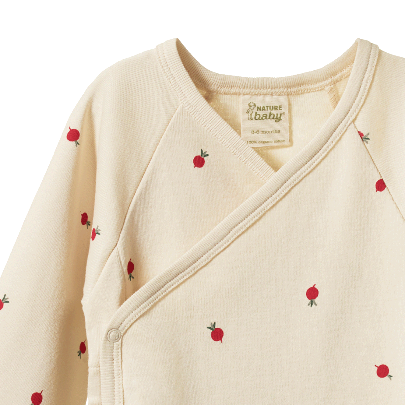 L/S KIMONO BODYSUIT | Radish Print-Extra Img - 2