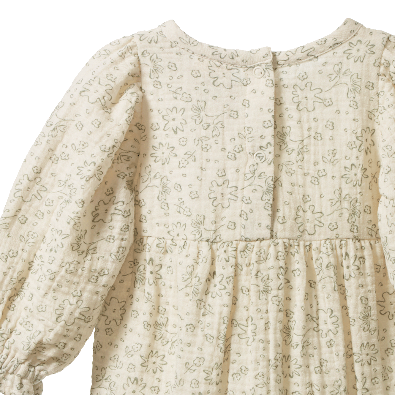 WILLOW BODYSUIT MUSLIN | Bloomsbury Print-Extra Img - 2