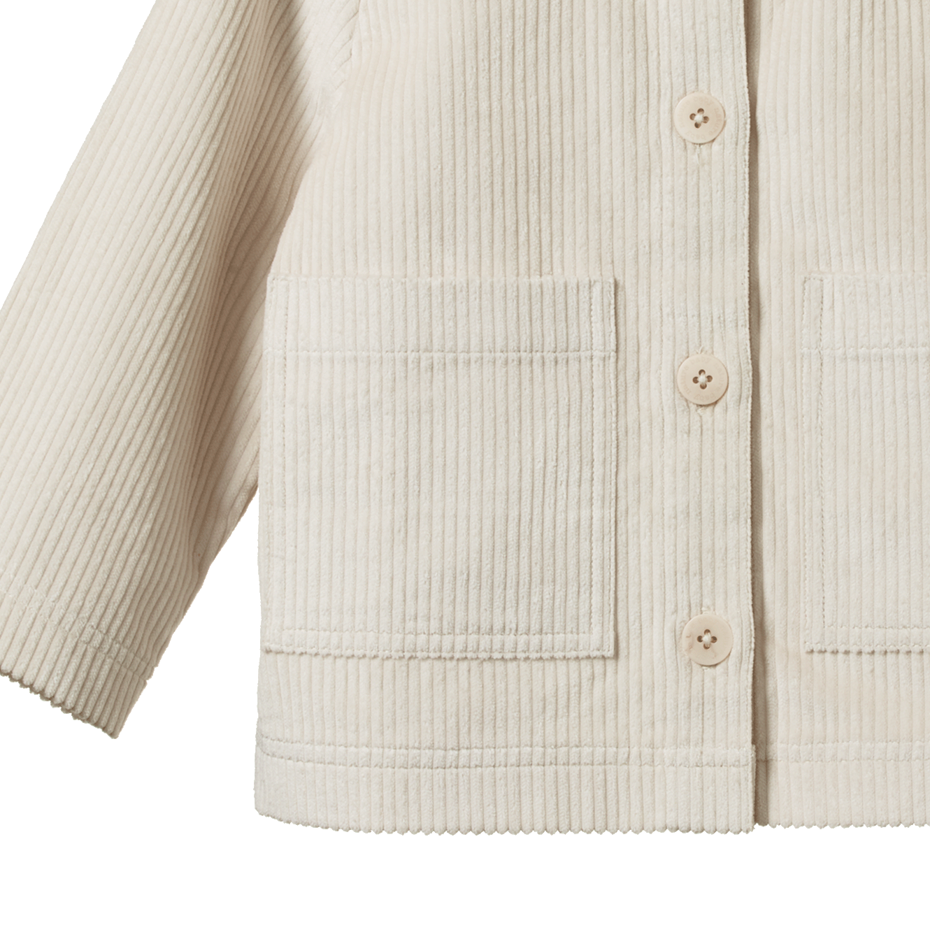 WORKER JACKET | Ecru-Extra Img - 4