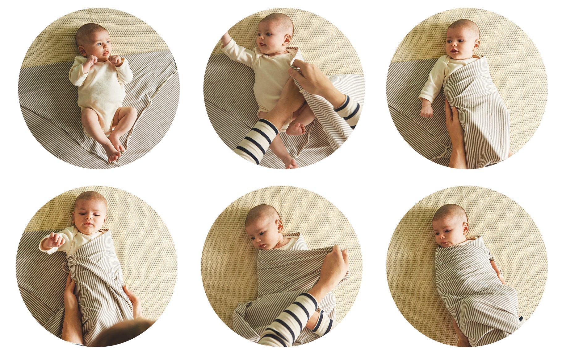 Step By Step To Safe And Secure Swaddling | Sleep - Nature Baby