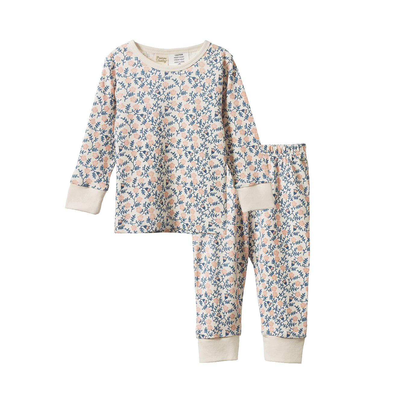 2PC LONG SLEEVE PYJAMAS | Betsy Belle Rose Print-Web-front