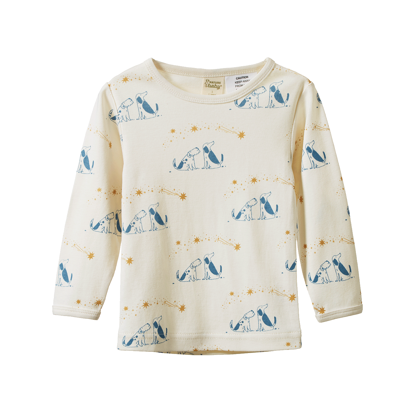 2PC LONG SLEEVE PYJAMAS | Dog Dream Print-Web-front