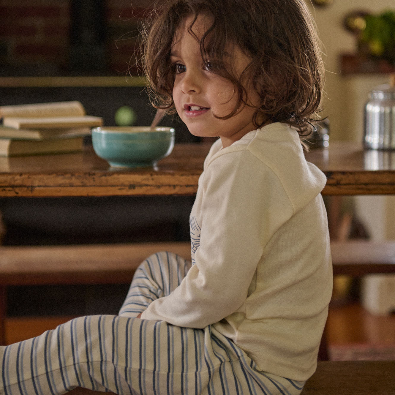 2PC LONG SLEEVE PYJAMAS | Franklin Print-Extra Img - 1