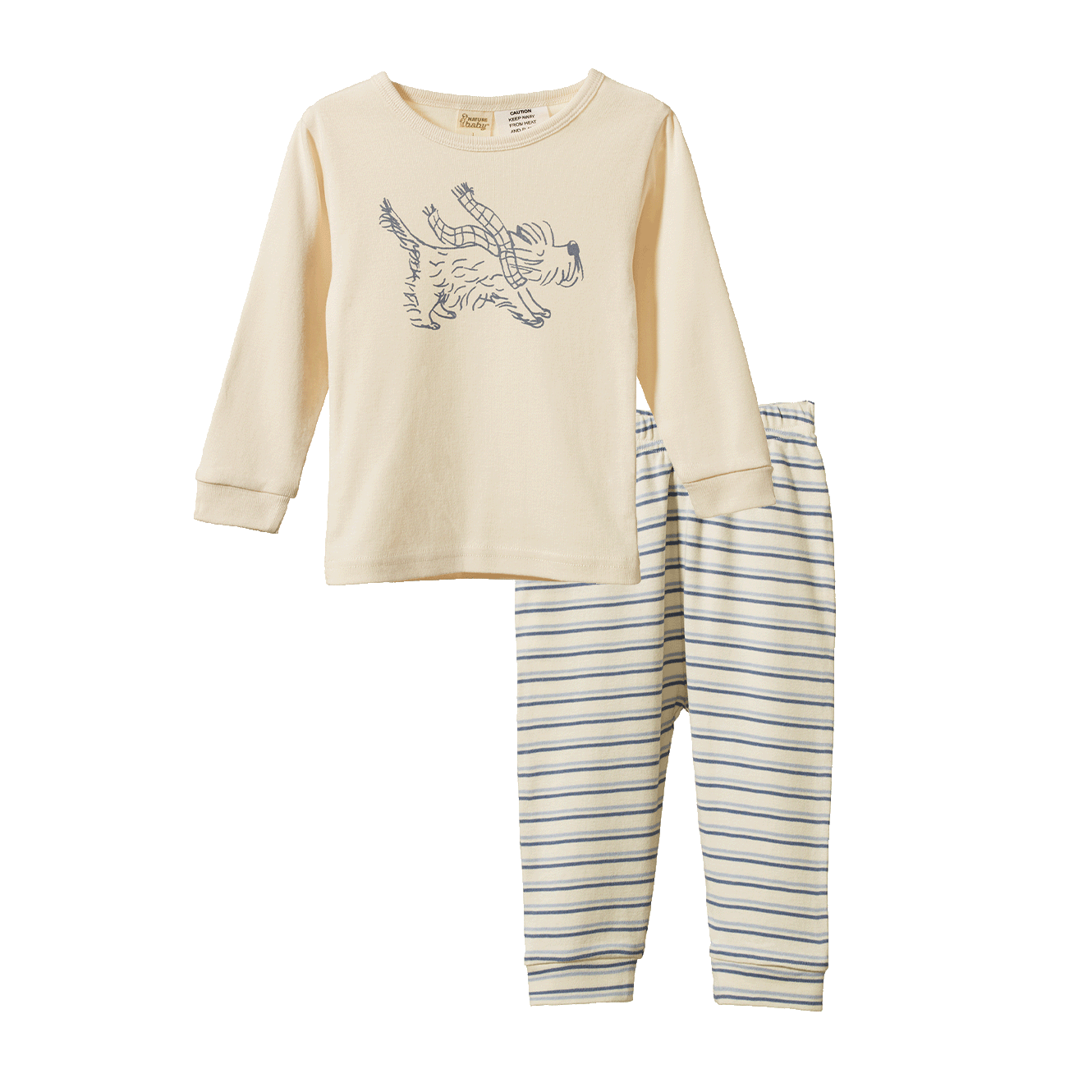 2PC LONG SLEEVE PYJAMAS | Franklin Print-Web-front