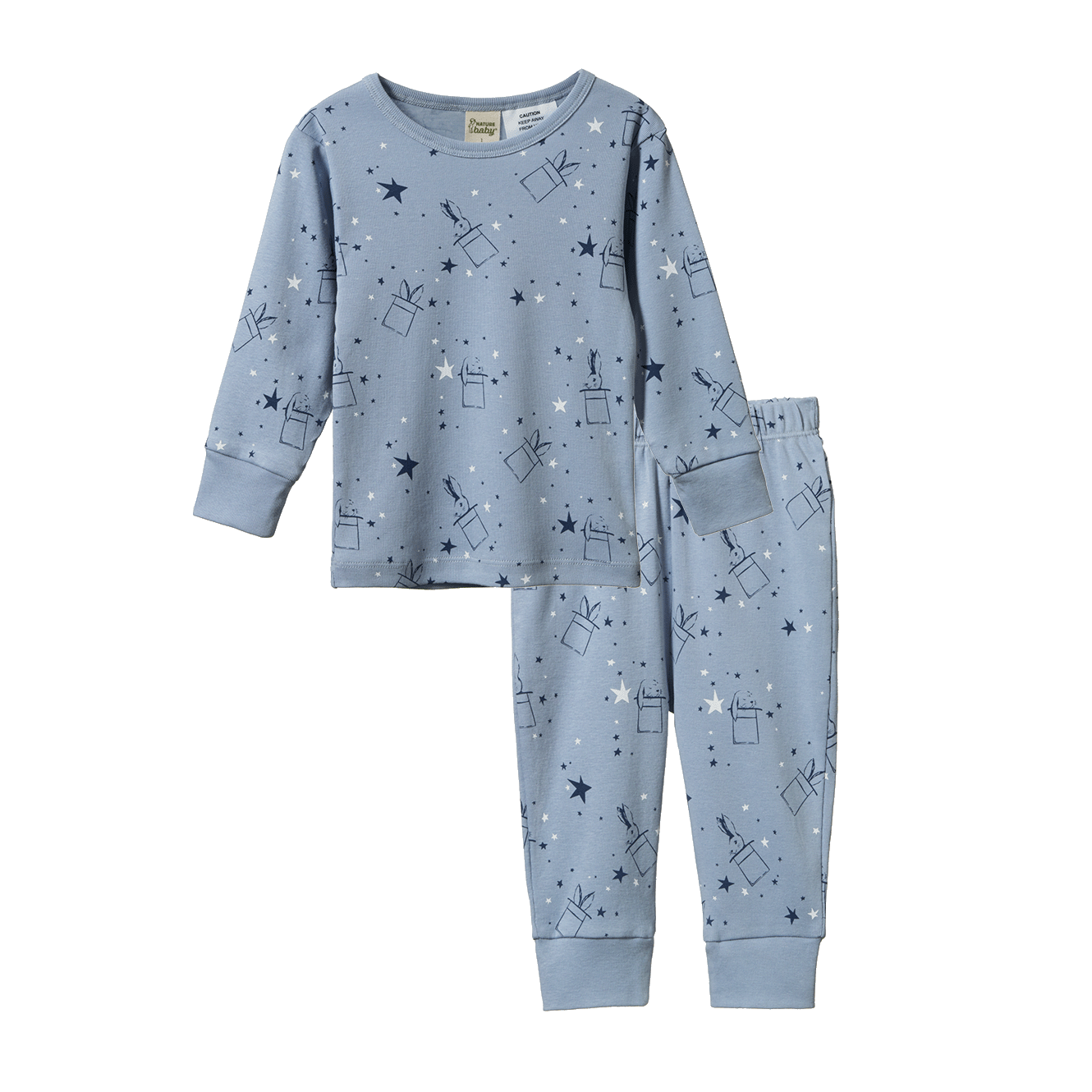 2PC LONG SLEEVE PYJAMAS | Illusion Bunny Print-Web-front