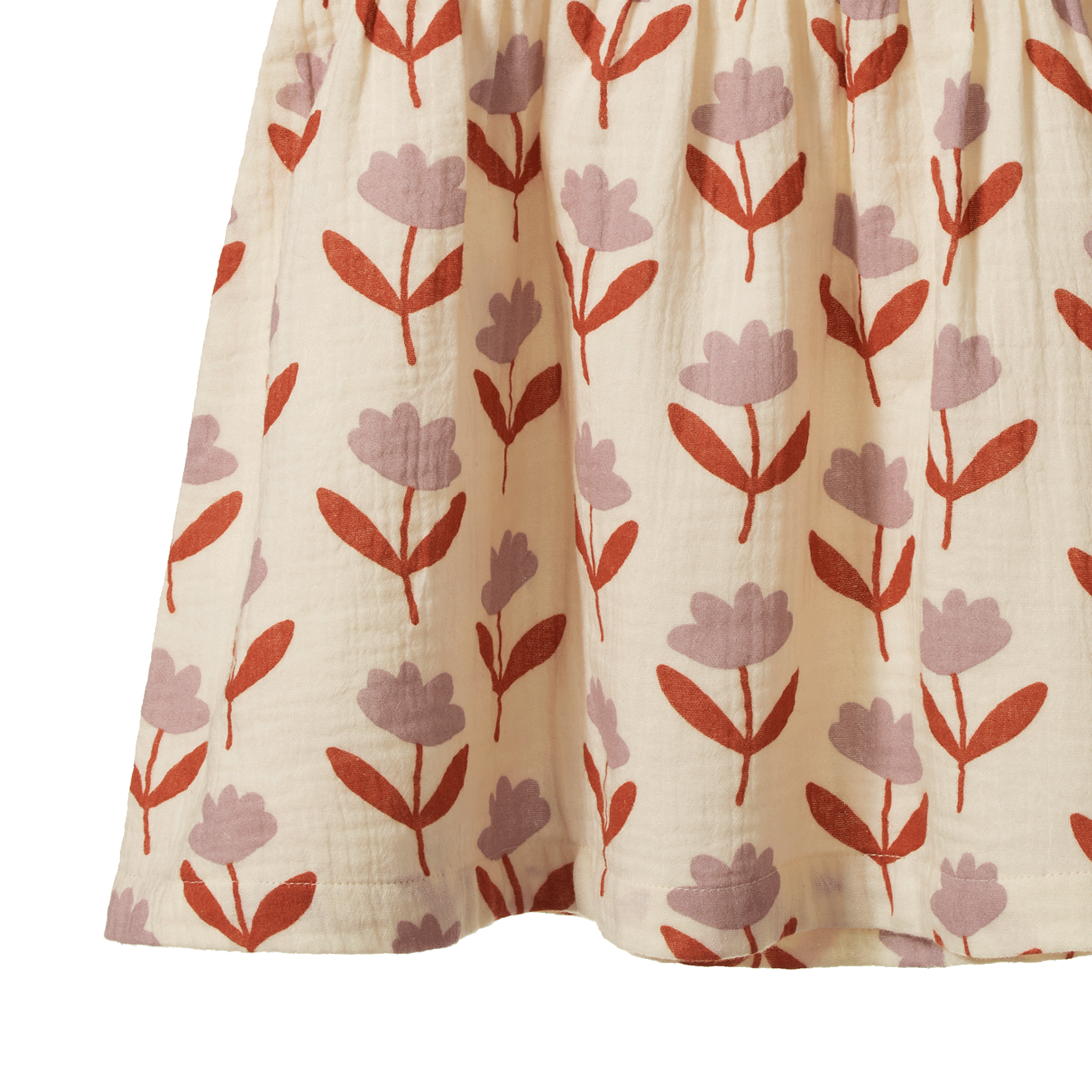 ALBERTINE DRESS MUSLIN | Fleurette Print-Extra Img - 3