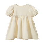 ALBERTINE DRESS MUSLIN | Natural-Web-front