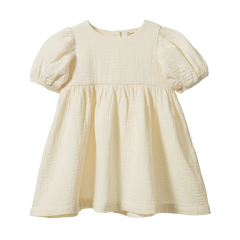 ALBERTINE DRESS MUSLIN | Natural-Web-front