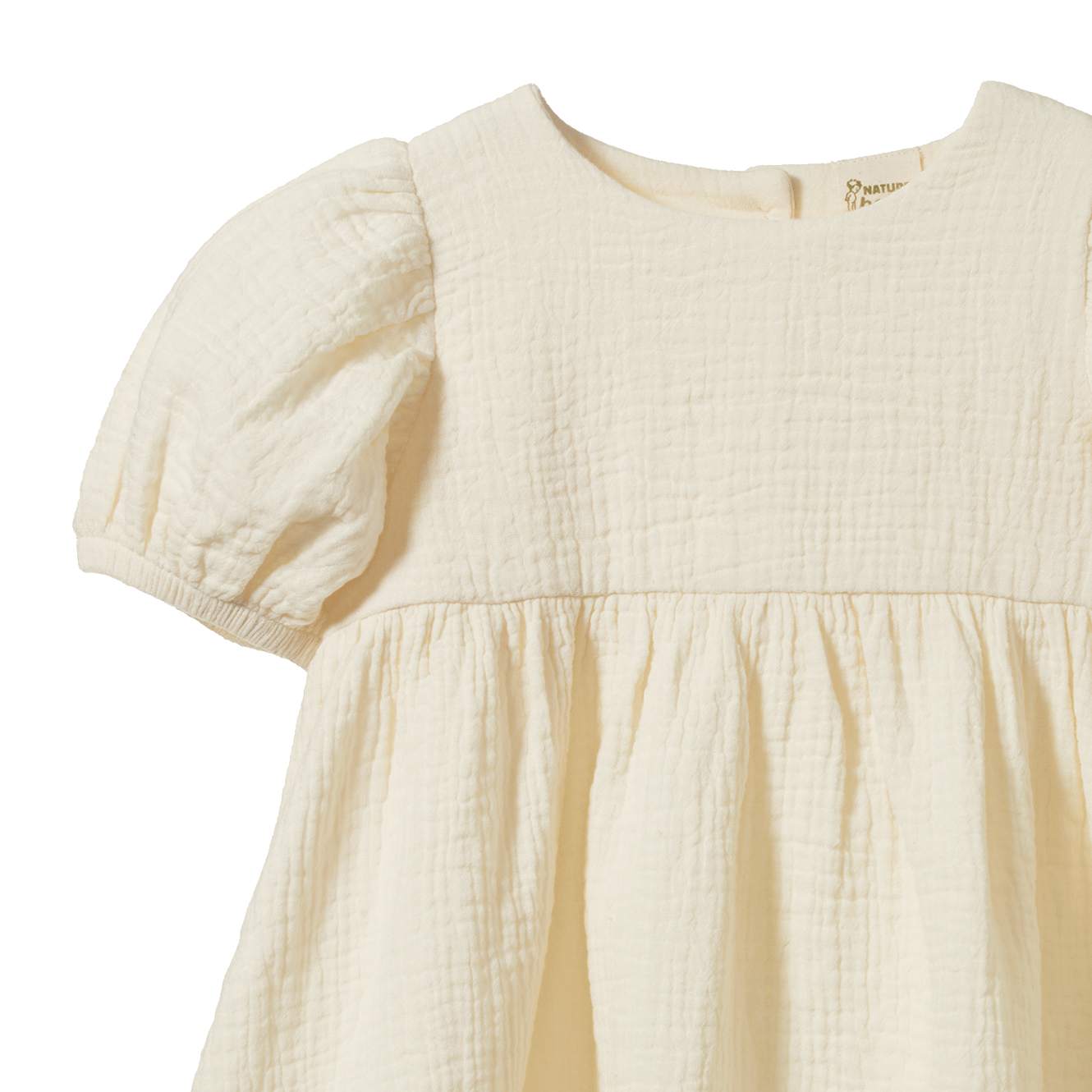 ALBERTINE DRESS MUSLIN | Natural-Web-hover
