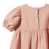 ALBERTINE DRESS MUSLIN | Rose Dust-Extra Img - 3