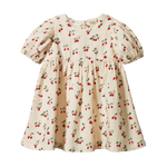 ALBERTINE DRESS MUSLIN | Strawberry Blush Print-Web-front