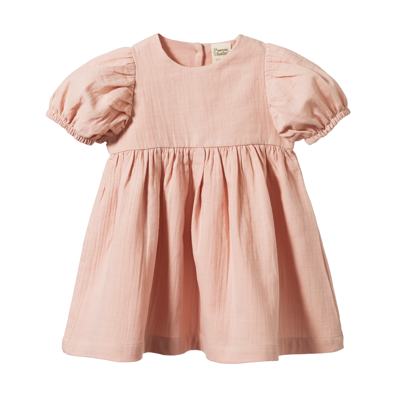 ALBERTINE DRESS | Rose Dust Crinkle-Web-front