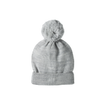 ALPINE POM POM BEANIE | Light Grey Marl-Extra Img - 1