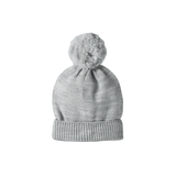 ALPINE POM POM BEANIE | Light Grey Marl-Extra Img - 1