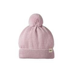 ALPINE POM POM BEANIE | Lilac-Web-front