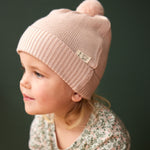 ALPINE POM POM BEANIE | Rose Dust-Web-hover