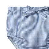 ARIE SHORTS LINEN | Blue Stripe-Extra Img - 1