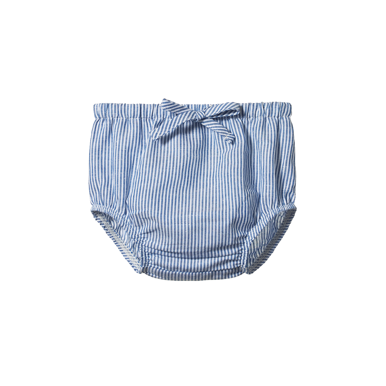 ARIE SHORTS LINEN | Blue Stripe-Web-front