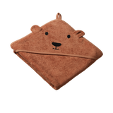 BEAR HOODED TOWEL | Hazelnut-Web-front