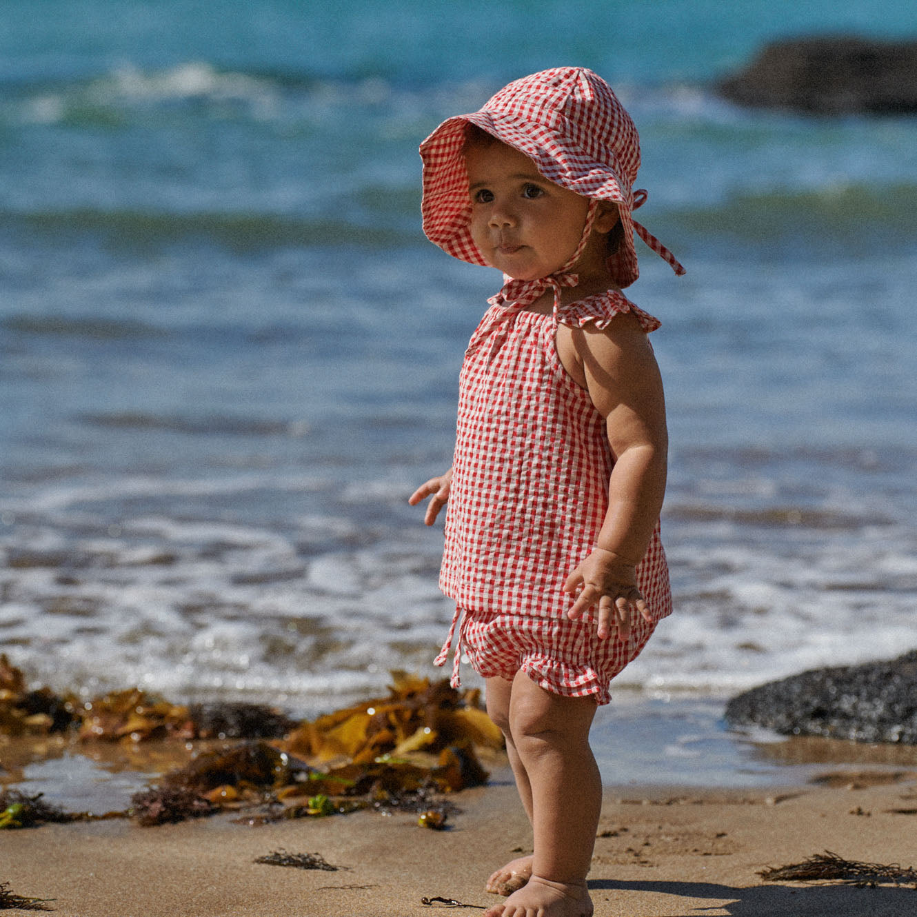 BETTY SHORTS | Red Check-Web-hover