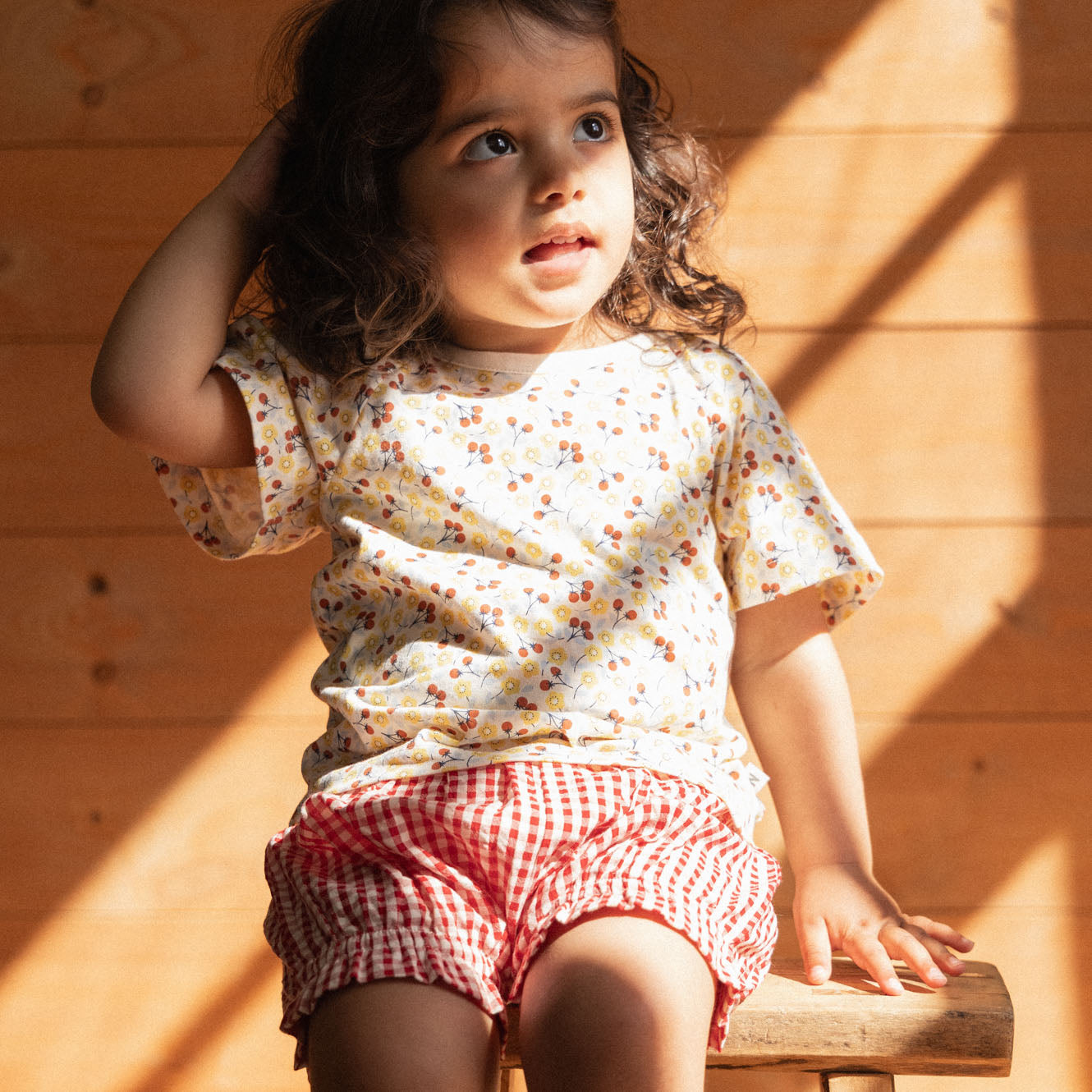 BETTY SHORTS | Red Gingham-Web-hover