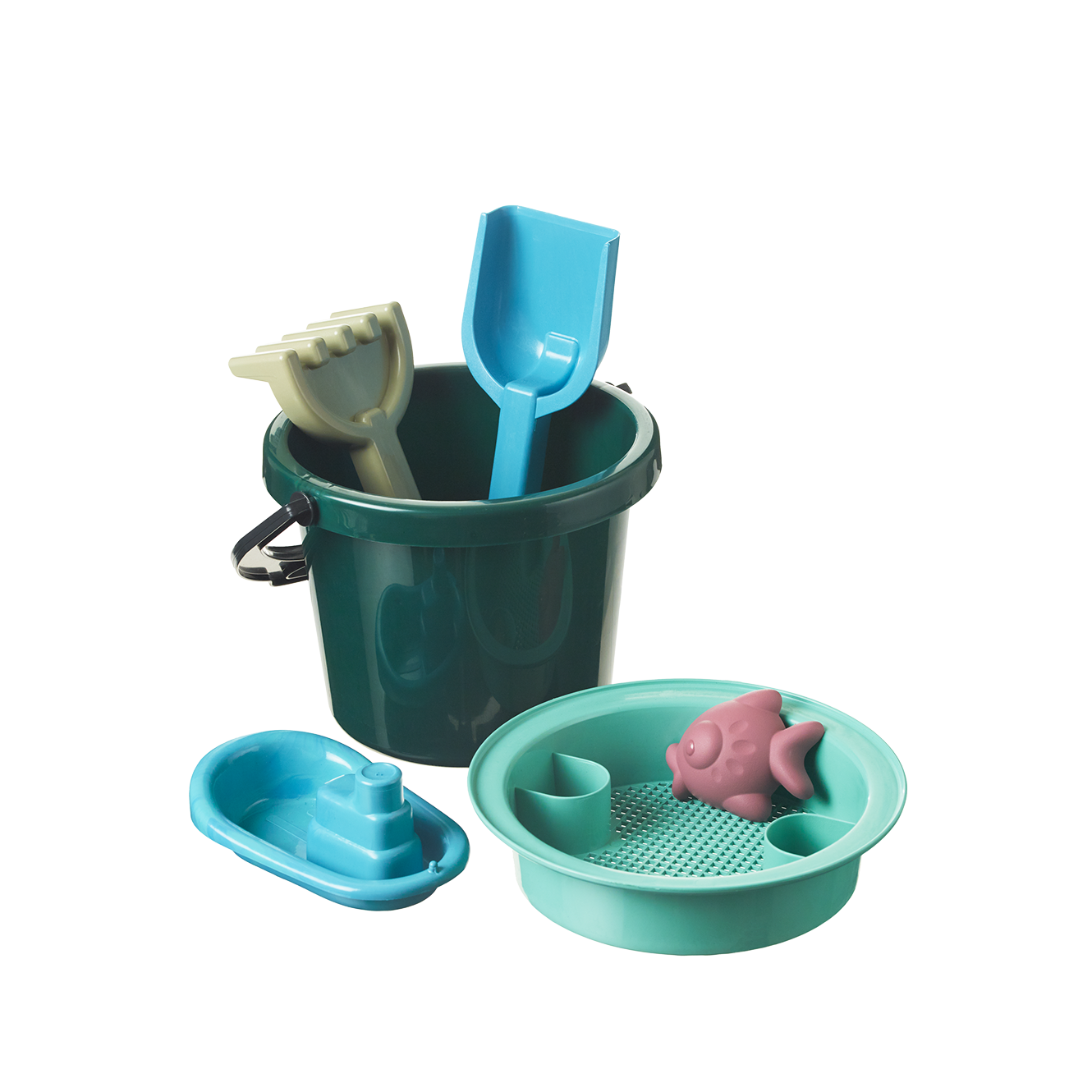BLUE MARINE TOYS BUCKET SET | None-Web-front