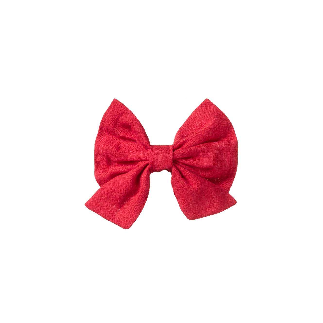 BOW HAIR CLIP | Raspberry Red-Web-front