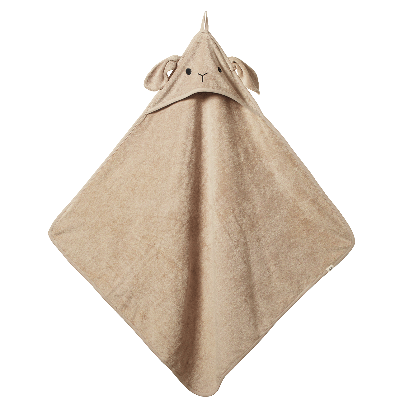 BUNNY HOODED TOWEL | Nougat-Extra Img - 2