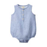 CEDAR SUIT LINEN | Blue Stripe-Web-front