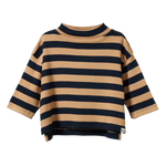 TURTLE NECK | Navy/Caramel Stripe-Web-front