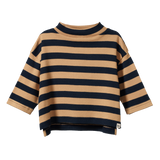 TURTLE NECK | Navy/Caramel Stripe-Web-front
