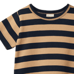 RIVER TEE | Navy/Caramel Stripe-Web-hover