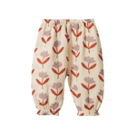 DAPHNE PANTS MUSLIN | Fleurette Print-Web-front