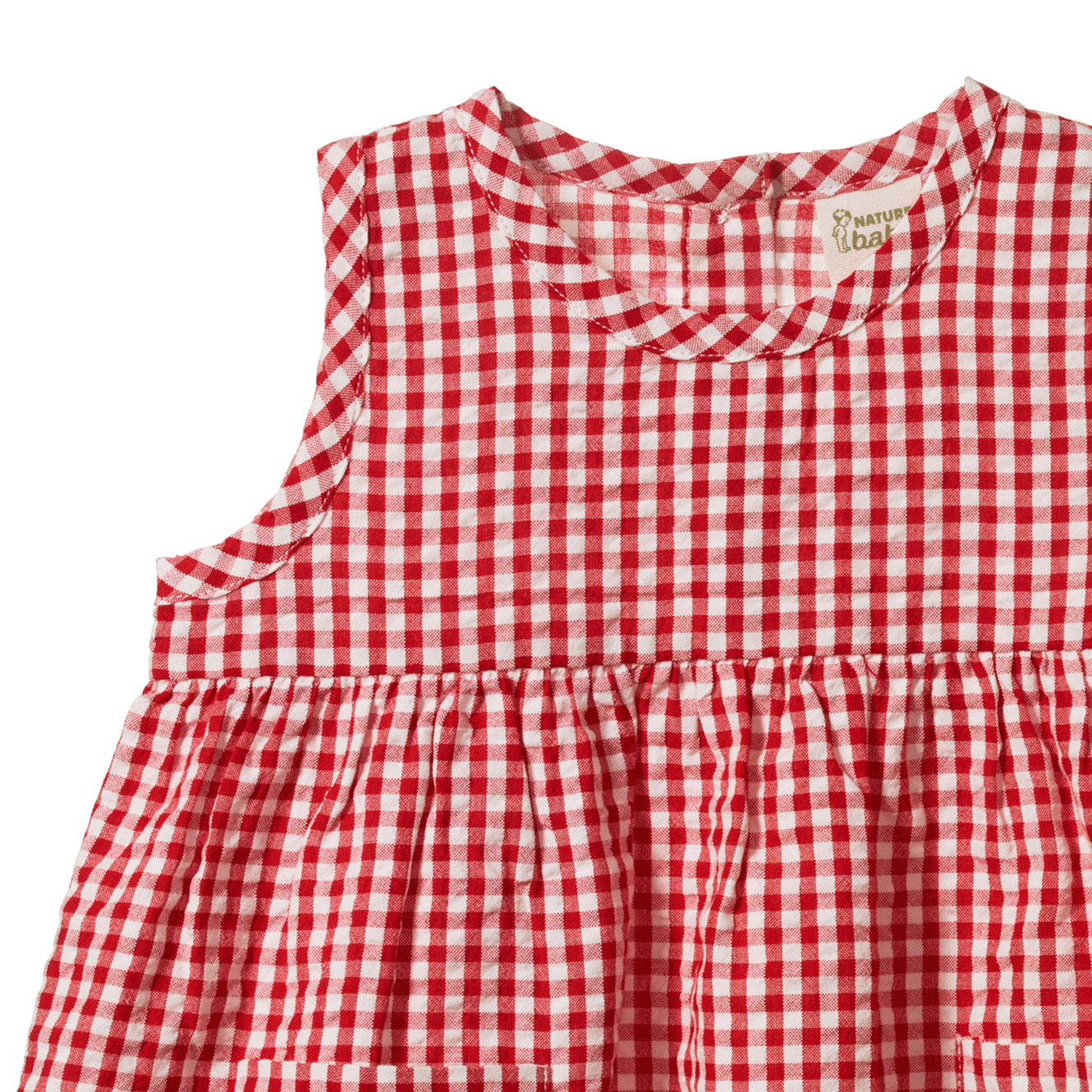 DOROTHY DRESS | Red Gingham-Extra Img - 1