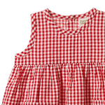 DOROTHY DRESS | Red Gingham-Extra Img - 1