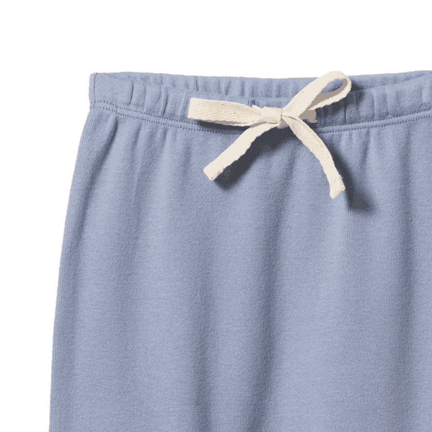 DRAWSTRING PANTS | Dusky Blue-Extra Img - 1