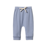 DRAWSTRING PANTS | Dusky Blue-Web-front