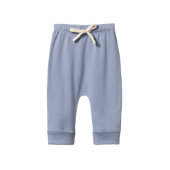 DRAWSTRING PANTS | Dusky Blue-Web-front