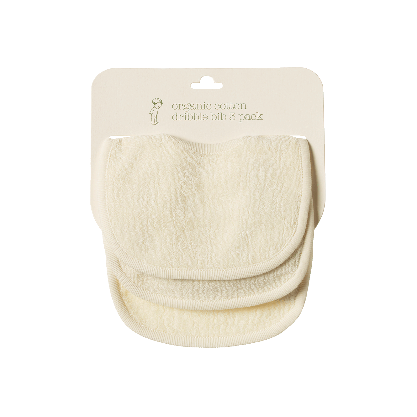 DRIBBLE BIBS 3 PACK | Natural-Web-front